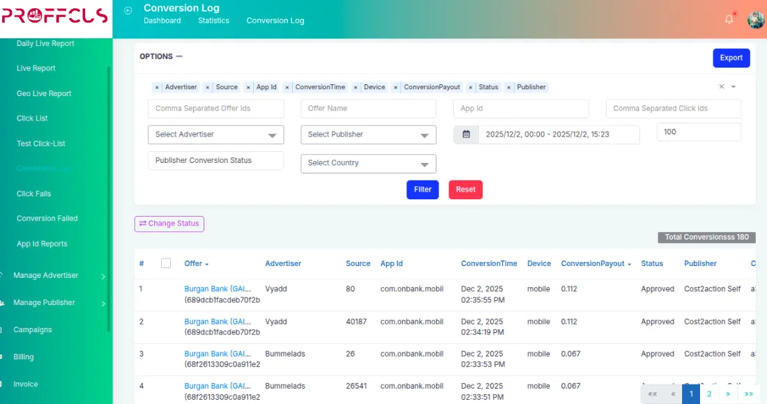 Real-Time Tracking and Live Campaign Log Monitoring